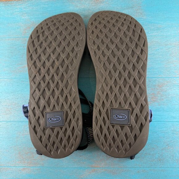 Chaco Women's -Adult Z Eddy X2 Sport Sandal. Blue & Gray Size 10 - Picture 9 of 9
